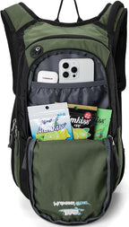 15L Insulated Hydration Backpack Pack with 2L Water Bladder Lightweight Hiking Backpack Bag for Women Men Daypack for Hiking Running Festival Camping Biking