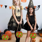 Jack O Lantern Decor Solar Light Color Changing Metal Pumpkin Halloween Lanterns Outdoor for Yard, Patio, Lawn, Porch, Garden Decorations