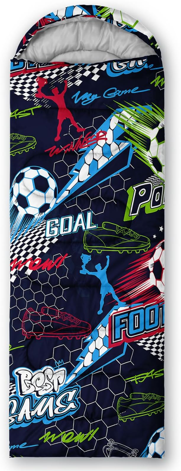 QOOMO Animals Camping Sleeping Bags,3 Season Warm & Cool Weather,Lightweight,Waterproof Sleeping Bags for Adults & Kids,Traveling,and Outdoors,Camping Gear Equipment