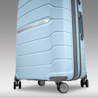 Samsonite Freeform Hardside Carry-On Luggage with Spinner Wheels - Hardshell Suitcase - TSA, Airline-Approved - Expandable Hard Shell, Smooth Rolling Wheels for Lightweight Travel - Sky Blue