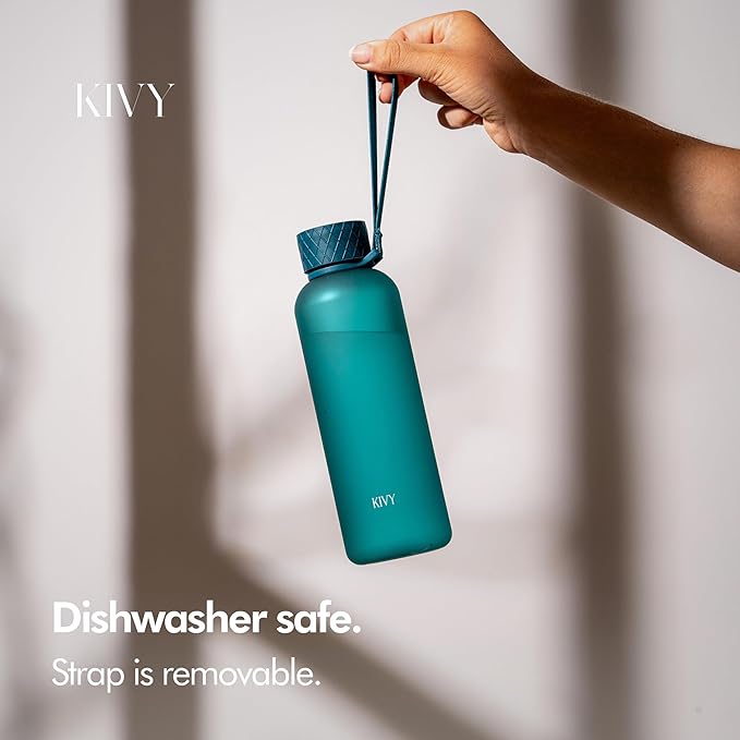 KIVY Tritan Water Bottle 2nd Generation (Teal, 22oz)