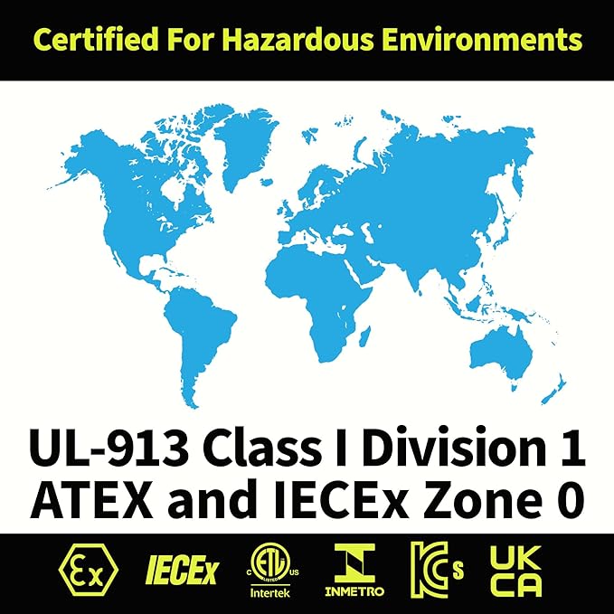 Nightstick XPP-5452G Intrinsically Safe Permissible Dual-Function Headlamp, Green