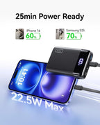 INIU Portable Charger, Smallest 22.5W 20000mAh USB C in & Out Power Bank Fast Charging, PD 3.0+QC 4.0 LED Display Phone Battery Pack Compatible with iPhone 17 16 15 14 Pro Samsung S24 Google iPad etc