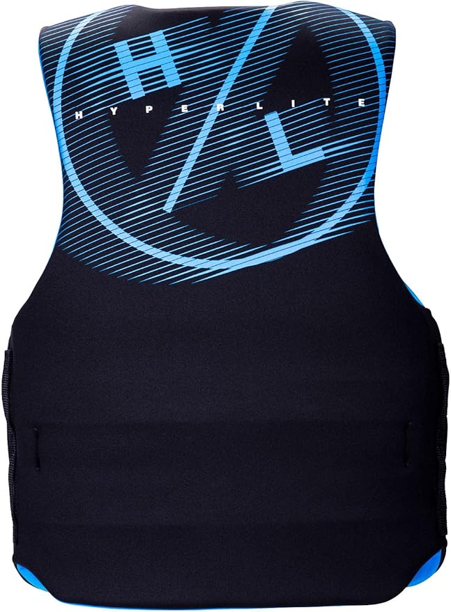 HyperLite Men's Indy Life Jacket - US Coast Guard Approved Level 70 Buoyancy Aid, Great for Any Water Sports Activity Including Boating, Paddle & Swimming