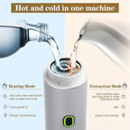 Portable Espresso Maker, Travel Coffee Maker for camping, Portable Espresso Machine with USB-C, 3-in-1 Small Espresso Machine with Ground Coffee & Capsules (NS＆DG) for RV, Hiking, Office (Silver)