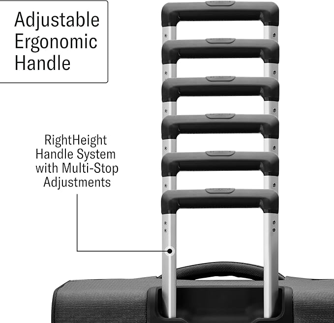 Samsonite UpLIFT Lightweight Softside Carry-On Luggage with Spinner Wheels - Expandable - Airline-Approved, Polyester Soft Suitcase for Ultra Light Travel - Black