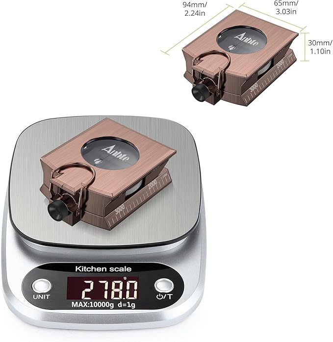 Compass Hiking Survival, IP65 Waterproof Metal Compass with Sighting Clinometer and Carry Bag, Multifunctional, Professional, for Camping Hunting Hiking Navigation