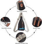 CLUCI Crossbody Bags for Women Men,Leather Sling Bag Cross Body Backpack for Woman Gifts for Women Birthday Unique