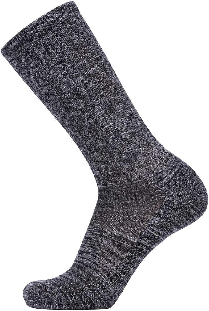 EnerWear 4 Pack Women's Merino Wool Outdoor Hiking Trail Crew Sock