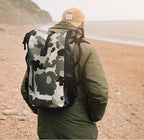 COR Surf Waterproof Backpack with Laptop Sleeve | Heavy Duty Hiking, Kayak Dry Bag Backpack | Roll-Top Closure (40L Camo)