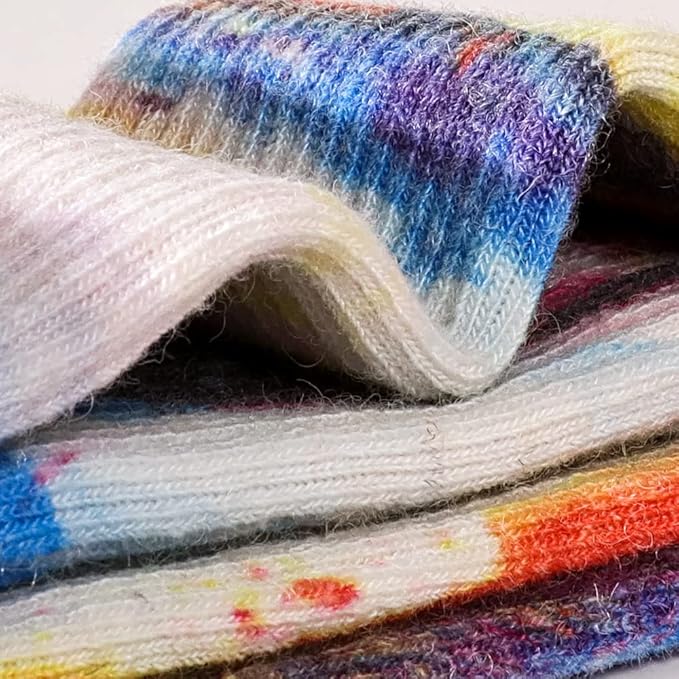 EnerWear 4 Pack Women's Merino Wool Outdoor Hiking Trail Crew Sock