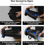 Upgraded Camping Folding Stool with Carrying Straps Lightweight Yet More Sturdy with Load Capacity 450lbs Portable Collapsible Retractable Stool for Camping Fishing Hiking BBQ 2.0