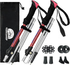 Trekking Poles Collapsible Hiking Poles - 2 Pack Aluminum Hiking Sticks, Lightweight Walking Sticks for Seniors, Men, Women Balance, Tri-Fold Walking Poles for Backpacking by Underwood Aggregator