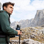 Sports Water Bottle 24/32/40/64Oz with Straw Lid Dustproof, 3 Lids, Vacuum Insulated Stainless Steel, Simple Thermo Flask, Modern Double Wall Hydro Metal Canteen- 32 Oz Navy Blue