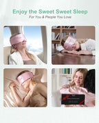 BeeVines 100% Pure Silk 3D Contoured Eye Mask, 22 Momme Mulberry Sleep Mask for Men & Women, Large Size Blindfold for Lash Extensions, Face-Hugging Eye Masks for Sleeping, Travel & Yoga