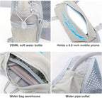 INOXTO Running Hydration Vest Backpack,Lightweight Insulated Pack with 1.5L Water Bladder Bag Daypack for Hiking Trail Running Cycling Race Marathon for Women Men