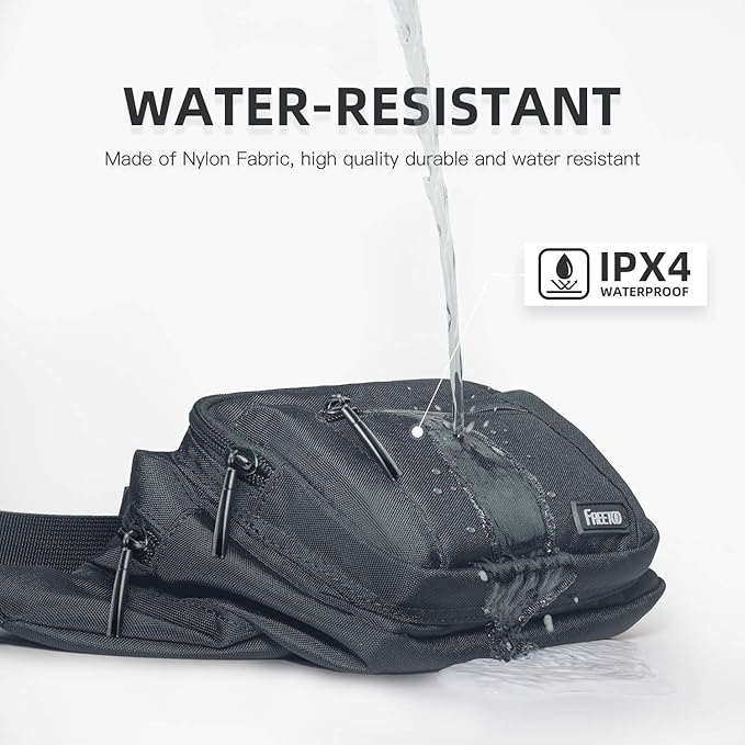 FREETOO Waist Pack Bag Fanny Pack for Men&Women Hip Bum Bag with Adjustable Strap for Outdoors Workout Traveling Casual Running Hiking Cycling