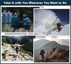 Mini Survival Compass with Carabiner Keychain – Portable Zinc Alloy Multifunctional Outdoor Navigation Tool for Camping, Hiking, Mountaineering, Hunting, and Climbing