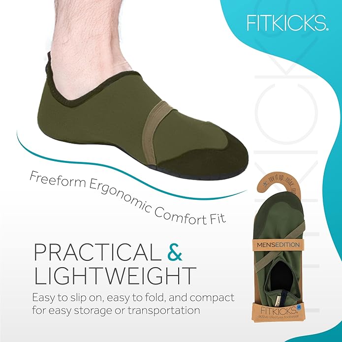 FITKICKS Active Men's Footwear Foldable Water Shoes