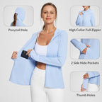 baleaf Women's Sun Protection Jacket Hoodie Clothing Lightweight Long Sleeve Sun Cover Up Shirt