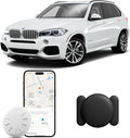 GPS Tracker for Vehicles, MINI Car Tracker Device Hidden for Vehicle, No Monthly Fee, Real-Time Tracker Device for Vehicles Work with Find My (iOS Only), Magnetic Car GPS Tracker, Waterproof