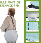 Deer's Life Portable Collapsible Stool with Cushion Pad, Retractable Folding Telescopic Camping Seat for Adults, Small Lightweight Sturdy Adjustable Stools for Travel,Kitchen,Garden,Fishing