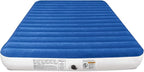 SoundAsleep Products Camping Series Air Mattress Includes Eco-Friendly PVC - Included Rechargeable Air Pump - Queen Size