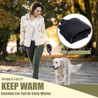 Pixel Panda Winter Gloves for Men Women Warm Touchscreen Gloves for Cold Weather Thin Water-Resistant Windproof Non-Slip Gloves for Cycling, Driving, Running, Hiking