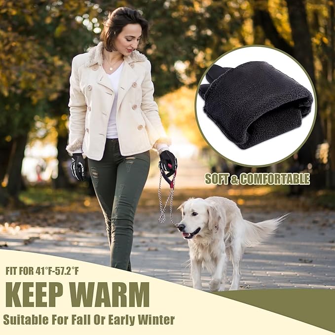 Pixel Panda Winter Gloves for Men Women Warm Touchscreen Gloves for Cold Weather Thin Water-Resistant Windproof Non-Slip Gloves for Cycling, Driving, Running, Hiking