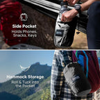 Kootek Camping Hammock, Portable Hammocks with Tree Straps & Attached Carry Bag, Camping Essentials Gear, Perfect for Outside Indoor Hiking Beach Backpack Travel