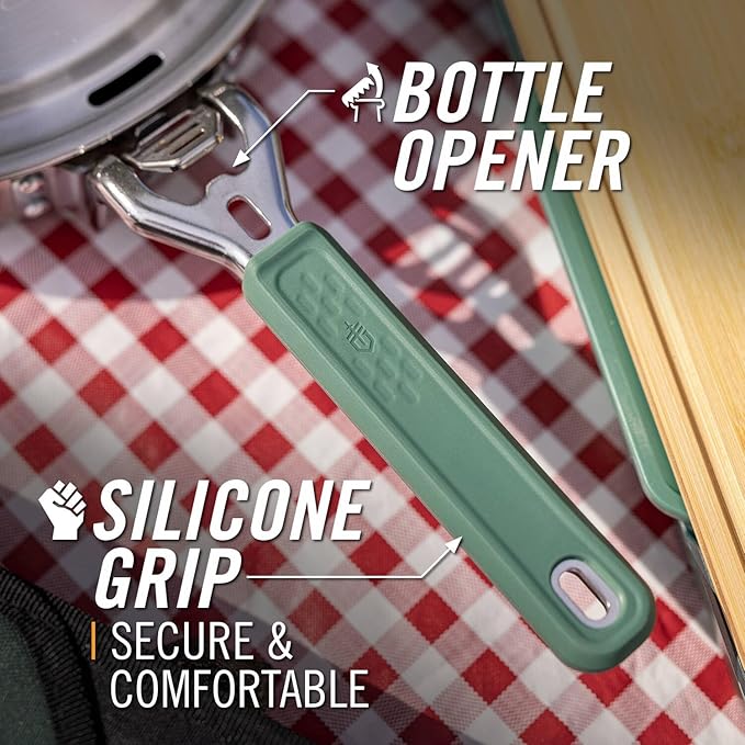 Gerber Gear ComplEAT Saute Pan - Portable Outdoor Saute Pan with Stainless Steel Construction - Premium Camp Cookware - Features Detachable Handle