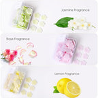 300pcs Portable Hand Washing Soap Sheets, Scented Mini Soap Sheets, Disposable Soluble Soap for Outdoor Travel, Camping, Hiking (Pink)