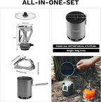 Fire-Maple Petrel Ultralight Cooking System – Compact & Fast-Boiling Backpacking Stove Set