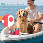 Paddleboard Cup Holder，Non-Tipping Kayak Cup Paddle Board and Stand Up Paddle Board Accessories，2 in 1 Stand Up Paddleboard Drink Holder for Types of Cup Bottle Drink & Phone Holder