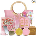 Spa Luxetique Gift Baskets for Women, Mothers Day Gifts for Mom, 11pcs Rose Sets, Relaxing Bath Sets for Women, Christmas Gifts for Her