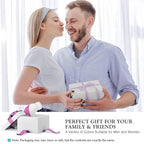 COSLUS Facial Cleansing Brush Silicone Face Scrubber: 2 in1 FBS-D Electric Exfoliating Device Waterproof Deep Cleaning Exfoliation Rotating Spa Machine - Electronic Skincare Wash Spinning System