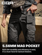 CQR Men's Tactical Pants, Water Resistant Ripstop Cargo Pants, Lightweight EDC Work Hiking Pants, Outdoor Apparel
