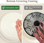 GiPP Ceramic Pots and Pans Set Non Stick, Nonstick Detachable Handle Cookware Sets, Healthy Non Toxic PFAS PFOA & PTFE Free, Dishwasher ＆Oven Safe, Induction Kitchen Pot and Pan, 15 Piece Cream