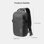 tomtoc 7L Sling Backpack Crossbody Bag for Men Women, EDC Daypack Chest Shoulder bag for 14-inch MacBook Pro M5, 13" MacBook Air/Pro, 13'' iPad Pro M5/iPad Air M3, Organized, Daily Use, Work, Travel-S