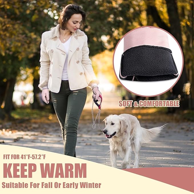 Pixel Panda Winter Gloves for Men Women Warm Touchscreen Gloves for Cold Weather Thin Water-Resistant Windproof Non-Slip Gloves for Cycling, Driving, Running, Hiking