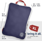 Extra Large Compression Packing Cube 6 Piece Set for Travel and Check Luggage by TRIPPED Travel Gear