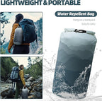 Outdoor Camping Blanket with Sherpa Lining, Extra Warm Thick Camp Blankets and Puffy Ultralight Soft Poncho DWR Camping Quilt for Cold Weather, Adventure, Sleeping, Backpacking 78"x 56"