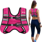 Weighted Vest Woman - Womens Weight Vest for Walking, Strength Training Weight Vests for women, Reflective Stripe Fitness Vest for Workout Running Jogging