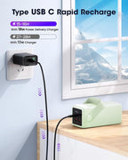 Portable Charger Power Bank 70000mAh, 22.5W Fast Charging USB C Battery Pack, 3 Outputs, LED Display & LED Light, External Huge Capacity Battery Bank for iPhone, Samsung, iPad, Camping, Fishing