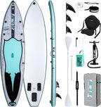 FunWater Inflatable Stand Up Paddle Board 10'/10'6"/11'/11'6" Paddle Board for Adults & Youth, Paddleboards Inflatable with Premium SUP Accessories, Wide Stable, Non-Slip Comfort Deck