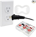 30-Pack Loose Outlet Fix Plug - Ensure Secure Connection for Power Plugs - Socket Extender Prevents Loose Socket Issues - Easily Fix Loose Outlets - Won't Fall Out or Cut Off Electricity