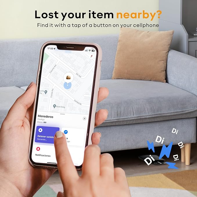 [Apple MFi Certified] ATUVOS Rechargeable Wallet Card, Ultra-Thin 1.6mm Blueooth Air Tag Tracker Works with Apple Find My (iOS Only), Item Locator for Passport, Luggage, IP67 Waterproof, 2 Pack