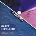 zzlamb Camping Blanket, Outdoor Lightweight Travel Blanket Puffy Portable Down Alternative, Windproof Warm Cloak with Snaps, Cozy Quilt Backpacking Picnic RV Plane Car Hammock Beach Climbing