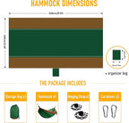 Camping Hammock Lightweight, Portable Hammocks with Tree Straps, Travel Swing Nylon Camp Hammocks for Adult Kids, Outdoor Essentials for Hiking Beach Backpacking