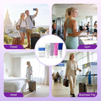 Toiletries Individually Wrapped Set Bulk, Travel Size 1 Fl oz Mini Body Wash Body Lotion Shampoo Conditioner 0.88 oz Bars Soap Toiletry Kit Guest Amenities for Hotel/Shelter/Homeless (Pack of 100)